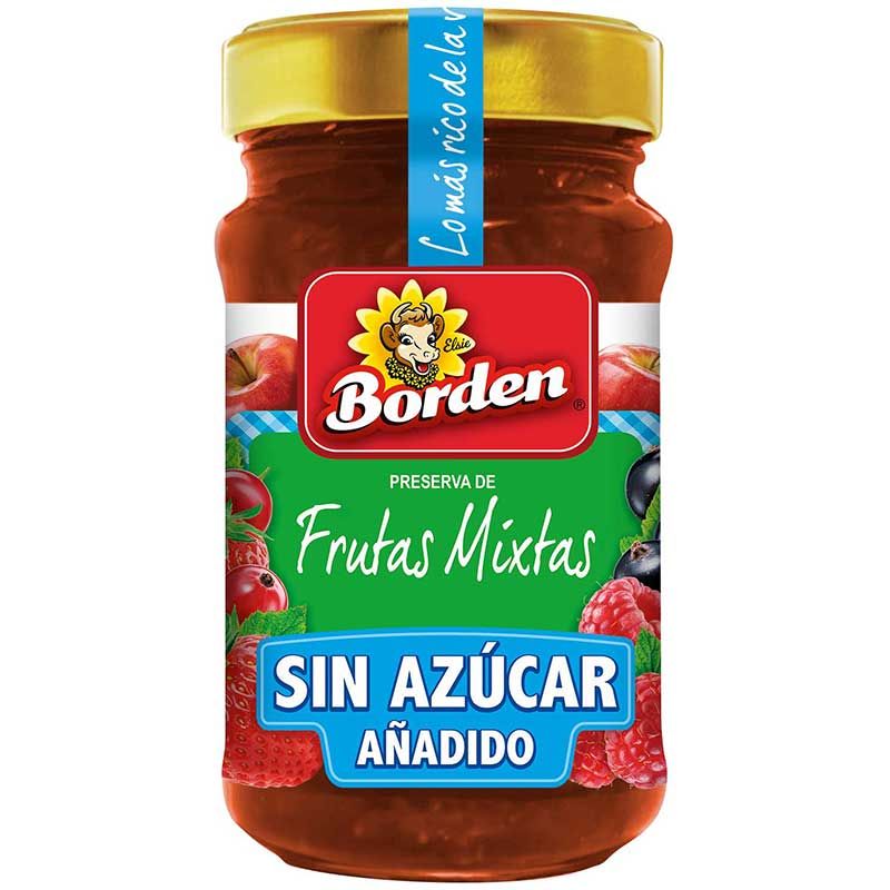 Preserva de Frutas Mixtas sin Azúcar Añadida