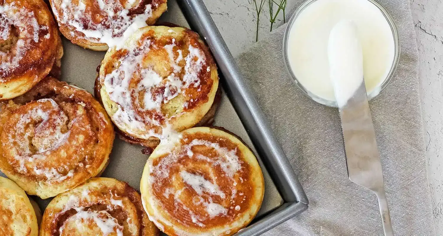 Cinnamon Roll Pancakes