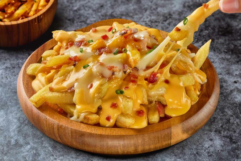 Imagen de Papas Fritas con Queso y Bacon