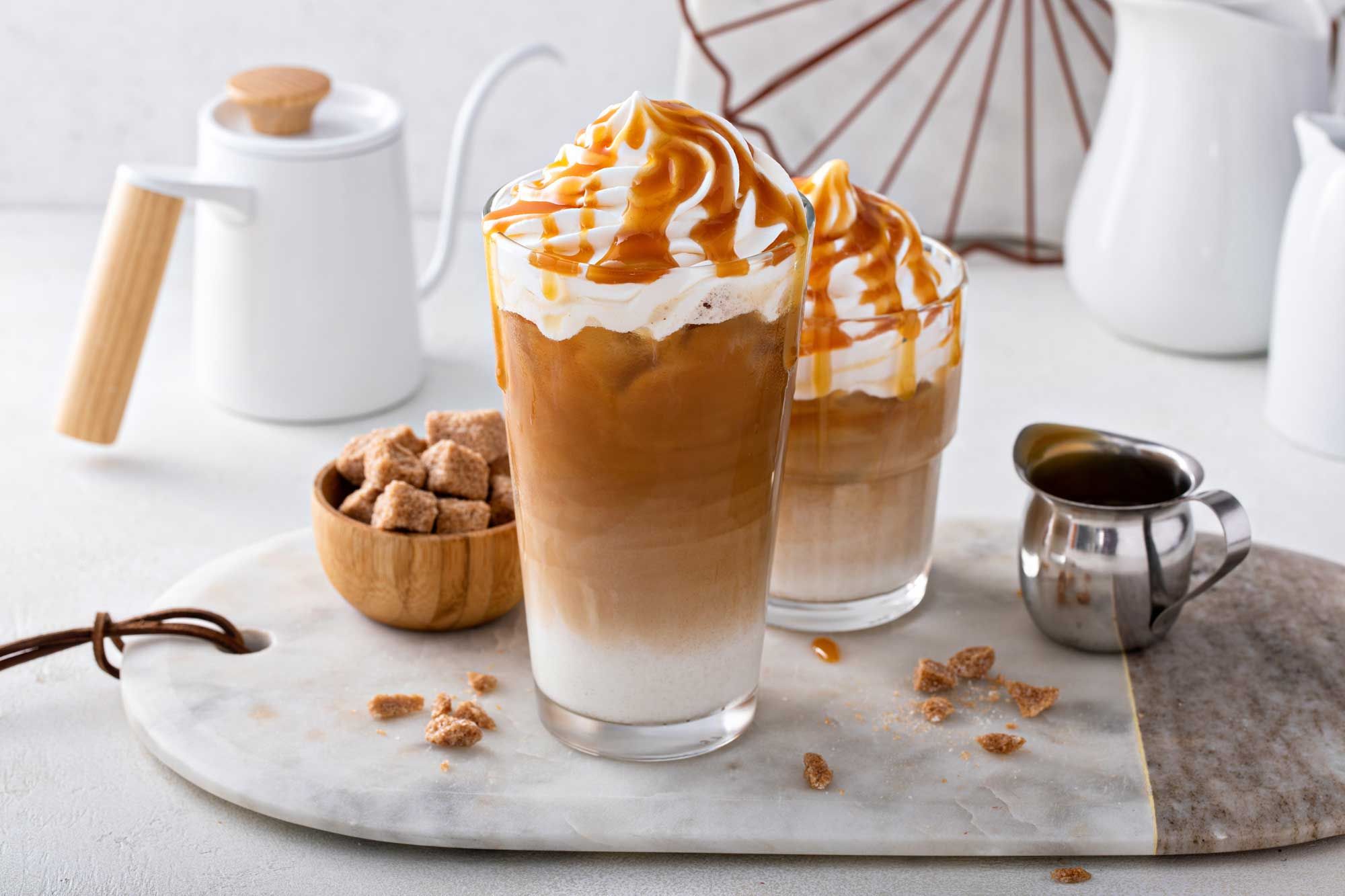 Iced Caramel Vanilla Latte